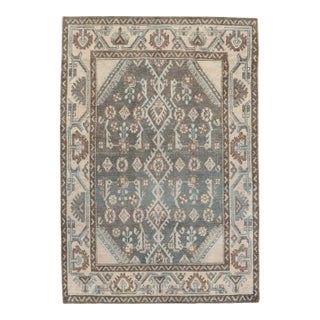 Galerie Shabab Collection Mid-20th Century Persian Malayer Throw Rug For Sale