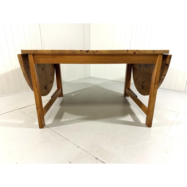 Large Drop-Ear Dining Table attributed to Karin Mobring for Ikea, 1970s For Sale - Image 10 of 18