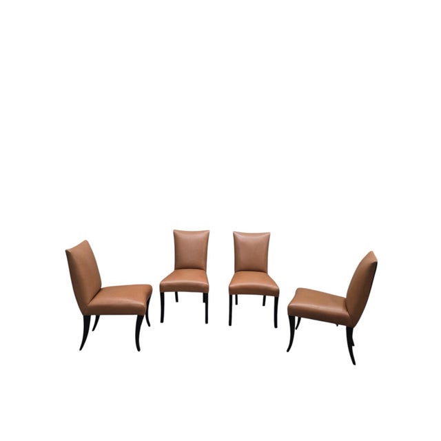 Mid-Century Modern Vintage Contemporary Dining Chairs by Donghia - Set of 4 For Sale - Image 3 of 6