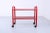 Black Postmodern Red Metal Trolley by Habitat, 1980s For Sale - Image 8 of 13