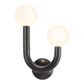 Regina Andrew Happy Steel Sconce Right Side, Oil Rubbed Bronze For Sale