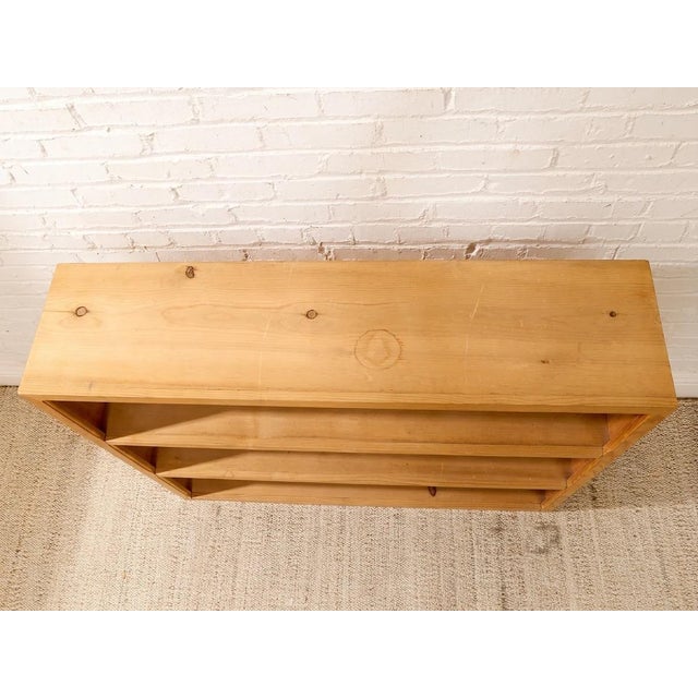 Late 20th Century Primitive Rustic Pine Shelf For Sale - Image 10 of 11