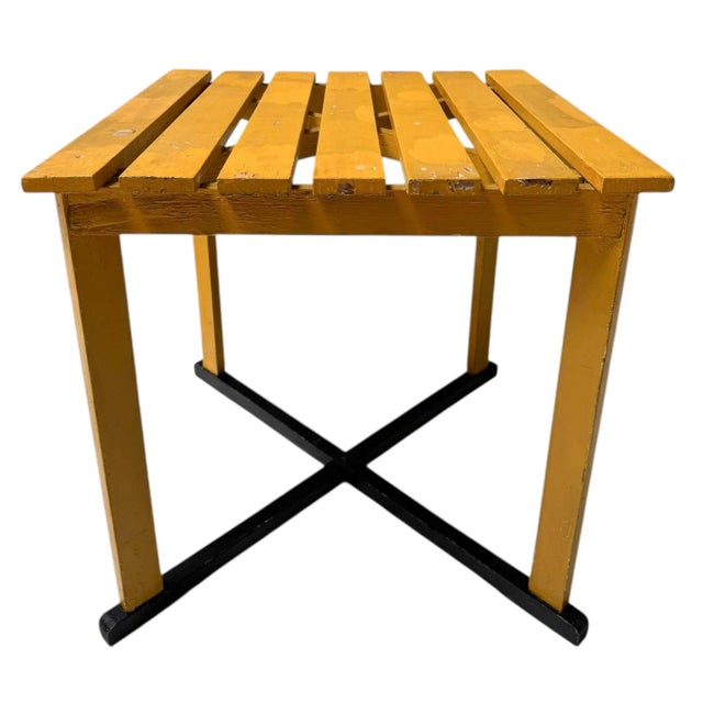 1930s Art Deco Lacquered Beech Armchairs and Table, 1930s, Set of 3 For Sale - Image 5 of 12