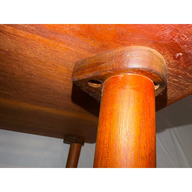 Authentic Mid-Century Modern Model 73 Teak Coffee / Side Table Designed by Holger Georg Jensen by Kubus Denmark 1960s For Sale - Image 10 of 12