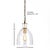 In a classic mix of warm brass and seeded glass, the Belle pendant is a traditional fixture. Over an island, in an entry...