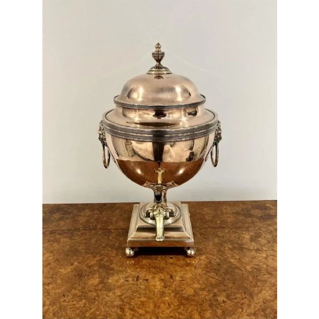 Metal Large George III Copper Samovar, 1800s For Sale - Image 7 of 8