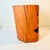 Wood Vintage Americana Folk Art Boho Chic Wood Stump Jack-O-Lantern Low Stool - Halloween For Sale - Image 7 of 11