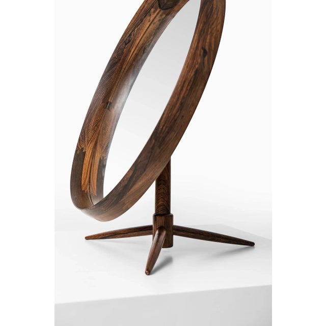 1950s Mid-Century Danish Table Mirror, 1950s For Sale - Image 5 of 8