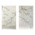 31"*51", Magnolia Canopy, Hand-Painted Magnolia Silk Wallpaper, Beige White Silk Wall Artwork ( No Frame) - Set of 2 For Sale