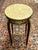 Wood 19th Century Oval French Louis XV / XVI Style Gilt Bronze Mounted Side Table For Sale - Image 7 of 10