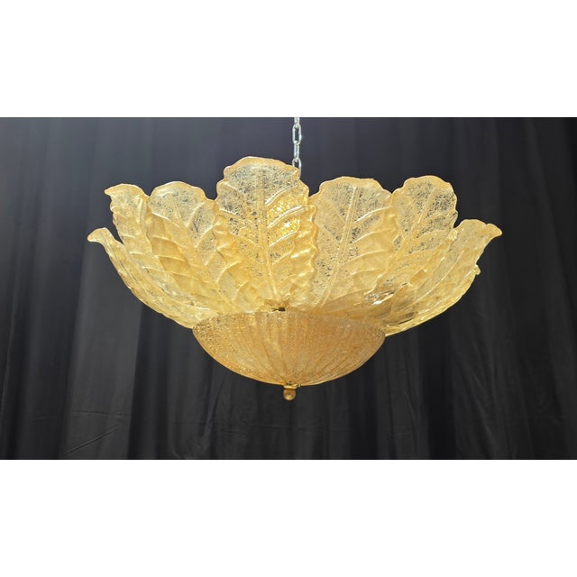 Murano Ceiling Lights, 1980s, Set of 2, in Flawless conditions. Designed 1980 to 1989 Up to 250V (Europe/UK Standard).The...