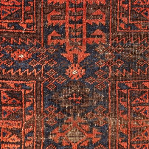 Baluchi Rug in Cotton & Wool For Sale - Image 4 of 12