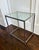 Design Modern Aluminum Brass Side Table by John Vesey For Sale - Image 4 of 10