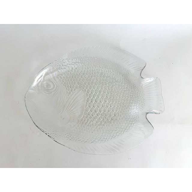 Vintage French Poisson Fish Shaped Platters and Plates - Set of 14 For Sale - Image 4 of 6