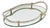 Mid-Century Hollywood Regency Oval Mirrored Tray, 1950s For Sale