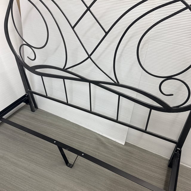 Queen Size Wesley Allen Melody Bed Frame For Sale - Image 11 of 12