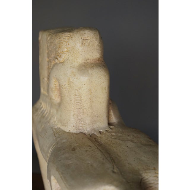 Italian Artist, Brutalist Sculpture of Horse & Rider, 1970s, Stone For Sale - Image 10 of 14