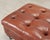 Chocolate Ralph Lauren English Brierly Leather Writer's Ottoman 4 Ft For Sale - Image 8 of 18