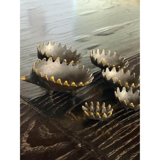 Walter Bosse SDL Stacking Hedgehog Ashtray Set 1950’s Germany For Sale In Los Angeles - Image 6 of 6