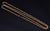 Top-quality estate Italian solid 14K two-tone gold twisted rope chain necklace. This impressive 30.25-inch chain features...
