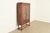 R. J. Horner & Co. Stickley Brothers Style Antique Arts & Crafts Carved Oak Bookcase Cabinet With Leaded Glass Doors, Circa 1900 For Sale - Image 4 of 14