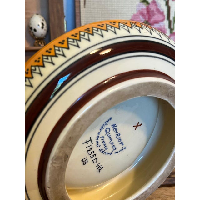 Vintage Signed Floral Ashtray Dish For Sale In Seattle - Image 6 of 7