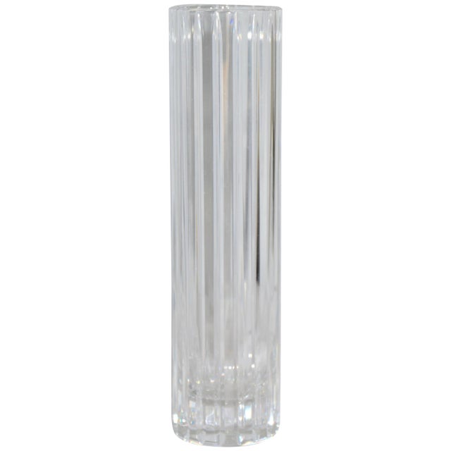 Baccarat Daffodil Clear Crystal Vase For Sale In Nashville - Image 6 of 6