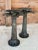 Coastal Metal Palm Tree Candle Holders-Pair For Sale In Naples, FL - Image 6 of 11