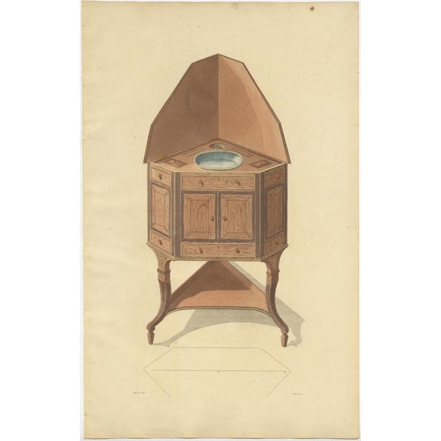 Sheraton, Cabinets and Other Furniture, 1805, Paper, Set of 10 For Sale - Image 10 of 12