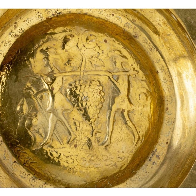 German Alms Plate in Metal, 1700s For Sale - Image 4 of 6