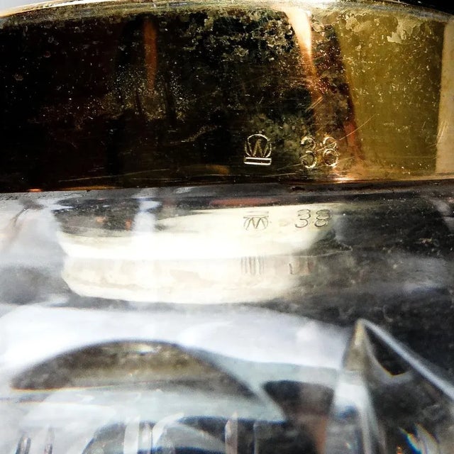 Art Deco Crystal Cocktail Shaker by Wolfgang Wolf, Germany, 1950s For Sale - Image 4 of 13