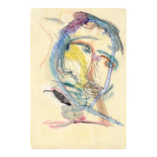 Argentinian Tango, Mixed Media Abstract Expressionist by Ricardo De Silva For Sale