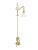 Brass Nude Figural Art Deco Reading Floor Lamp by Frankart For Sale - Image 11 of 11