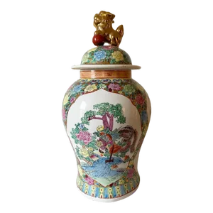 Extra Large Asian Temple Jar / Ginger Jar