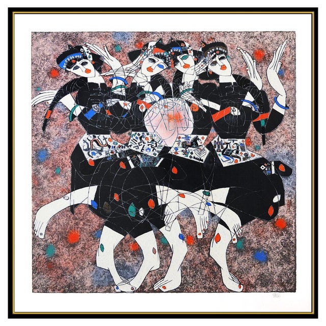 Contemporary 1980s Moonlight Dance, Jiang Tiefeng For Sale - Image 3 of 6