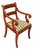 19th Century Antique Edwardian / Sheraton Revival Style Mahogany Armchair For Sale