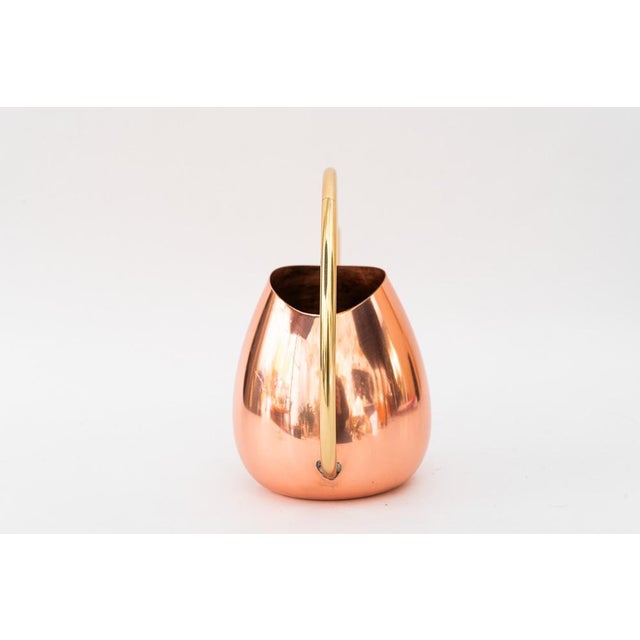 Watering Can in Copper and Brass, Vienna, Austria, 1950s For Sale - Image 6 of 10