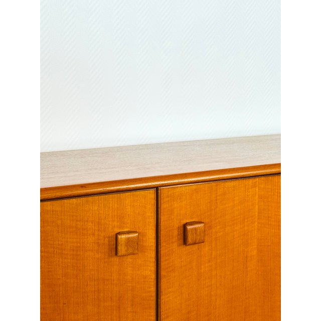 Tall Scandinavian Teak Sideboard, 1960s For Sale - Image 10 of 18