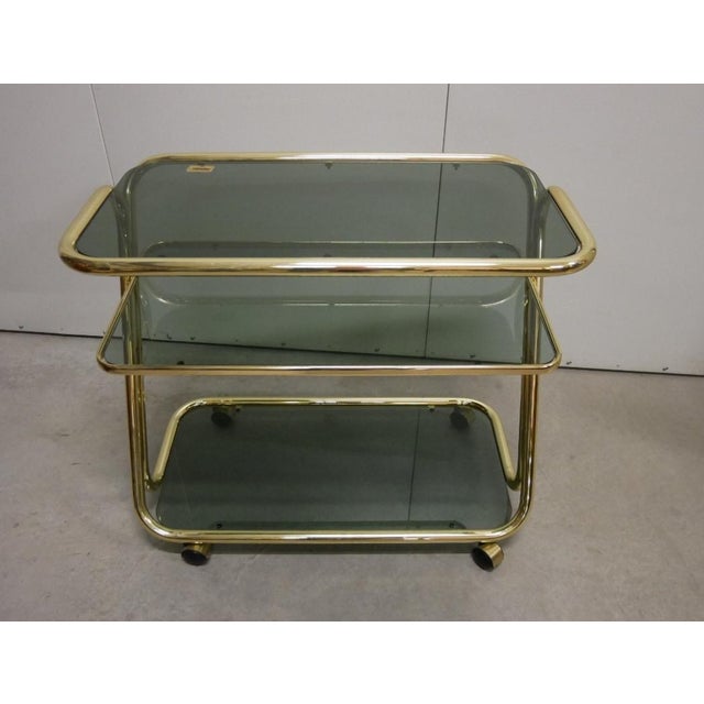 Brass Food Trolley from Morex, 1970s For Sale - Image 10 of 14