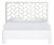 Silas Platform Bed King - White For Sale