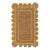 Margarita Scallop Jute Hand Made Bohemian Rug 3x8 Ft. For Sale