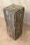 Vintage Marble Pillar Custom Accent/Side/Plant Table Gray, Salmon, Cream Marble. For Sale - Image 12 of 12