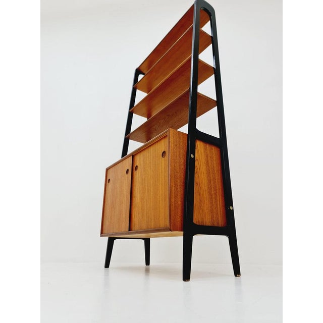 Brown Danish Freestanding Bookshelf System in Teak by Bengt Ruda, 1960s For Sale - Image 8 of 11