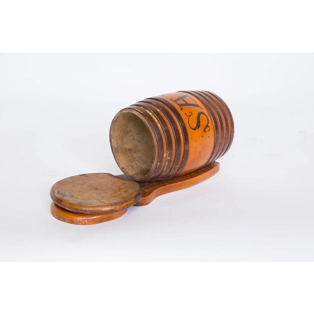 Turned Mixed Wood Salt Cellar For Sale In Houston - Image 6 of 7