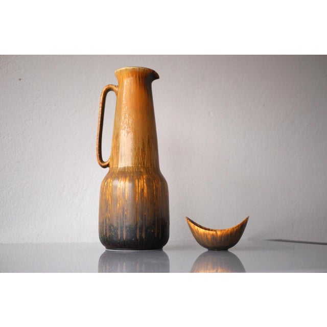 Rörstrand Pottery Jug by Gunnar Nylund for for Rörstrand For Sale - Image 4 of 13