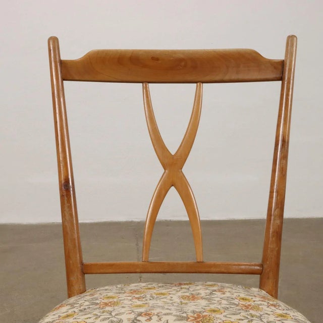 Set of Beech Dining Chairs, 1960s For Sale - Image 4 of 8
