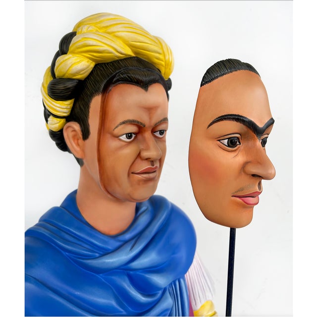 1990s Sergio Bustamante 'Homenage a Frida Kahlo', Rare Life-Size Sculpture 15/25 For Sale - Image 11 of 17