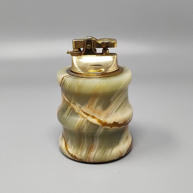 Smoking Set in Onyx, Italy, 1960s, Set of 2 For Sale - Image 4 of 7