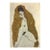 Schiele Lithograph 37 Female Nude With Yellow Shawl For Sale