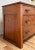 Antique Three Drawer Wood Commode Chest W/ Brass Hardware For Sale In Kansas City - Image 6 of 11